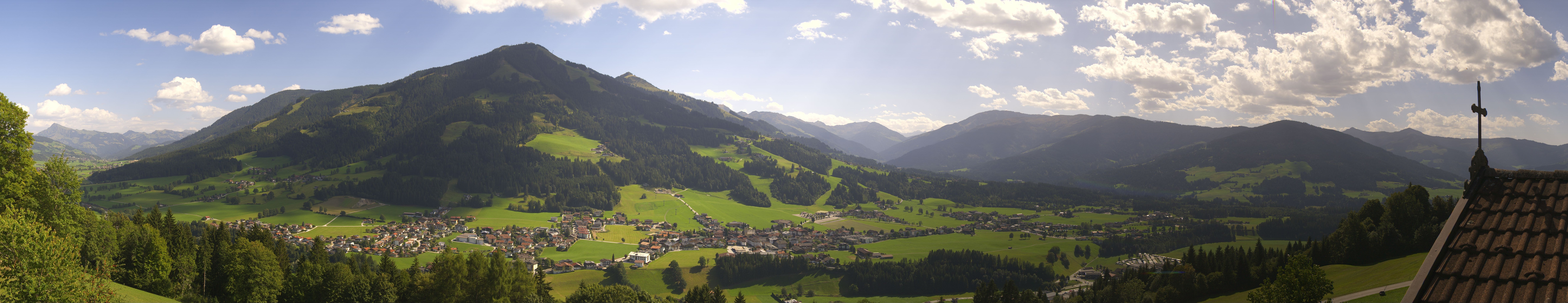 Archiv Foto Webcam Dorfkamera über Westendorf am Wilden Kaiser