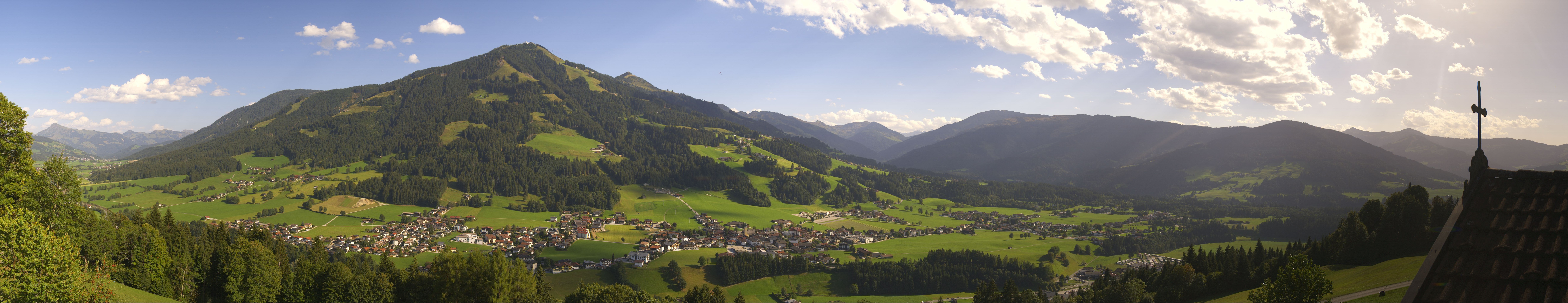 Archiv Foto Webcam Dorfkamera über Westendorf am Wilden Kaiser