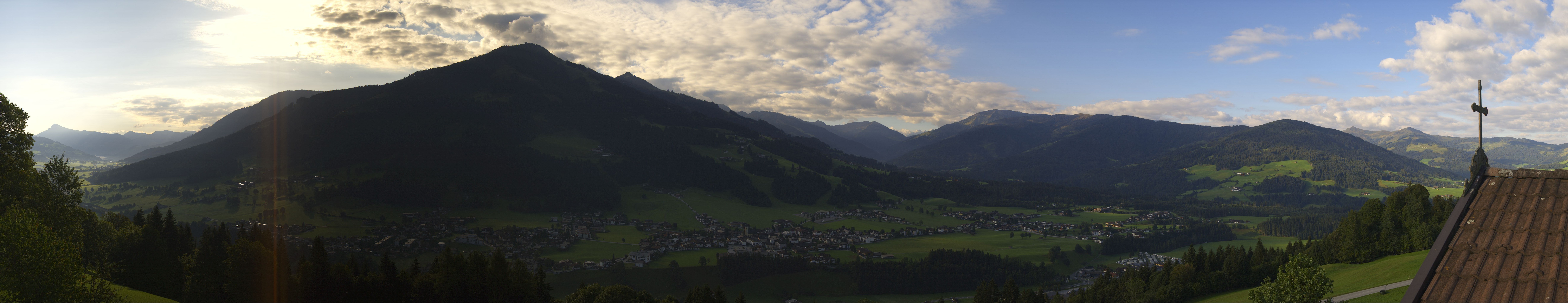 Archiv Foto Webcam Dorfkamera über Westendorf am Wilden Kaiser