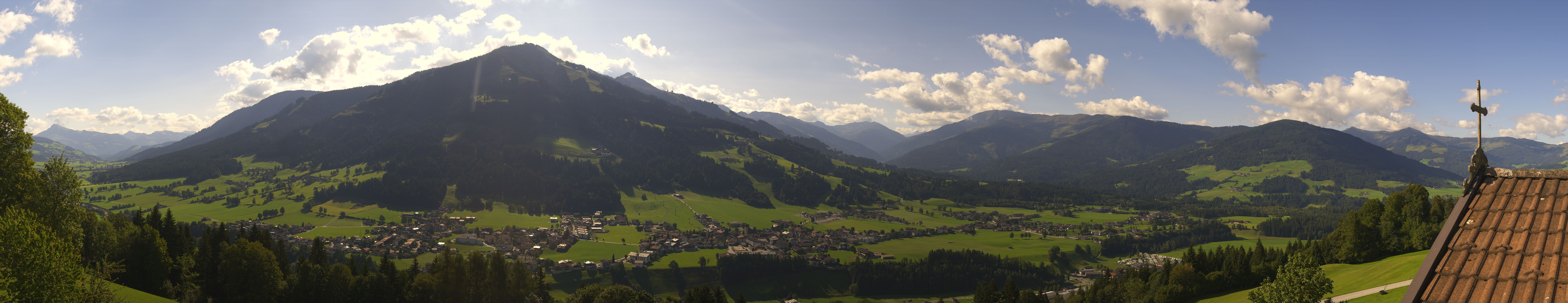 Archiv Foto Webcam Dorfkamera über Westendorf am Wilden Kaiser