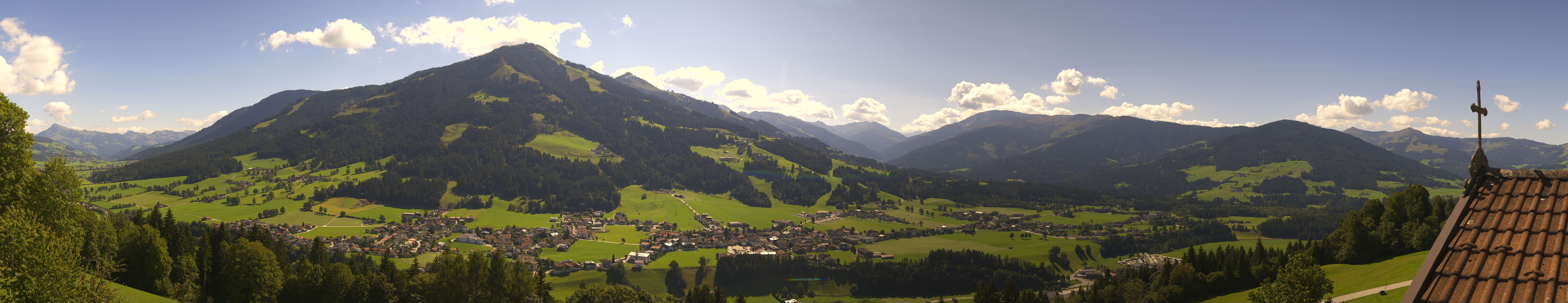 Archiv Foto Webcam Dorfkamera über Westendorf am Wilden Kaiser