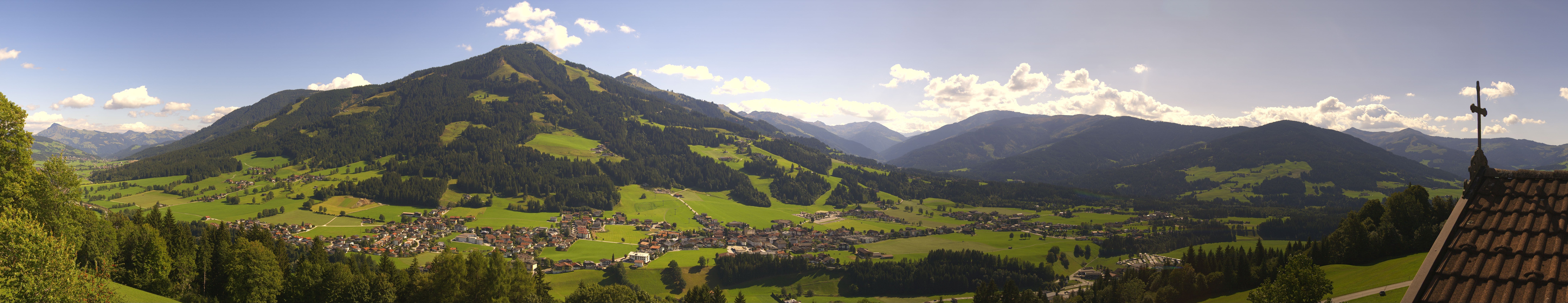 Archiv Foto Webcam Dorfkamera über Westendorf am Wilden Kaiser