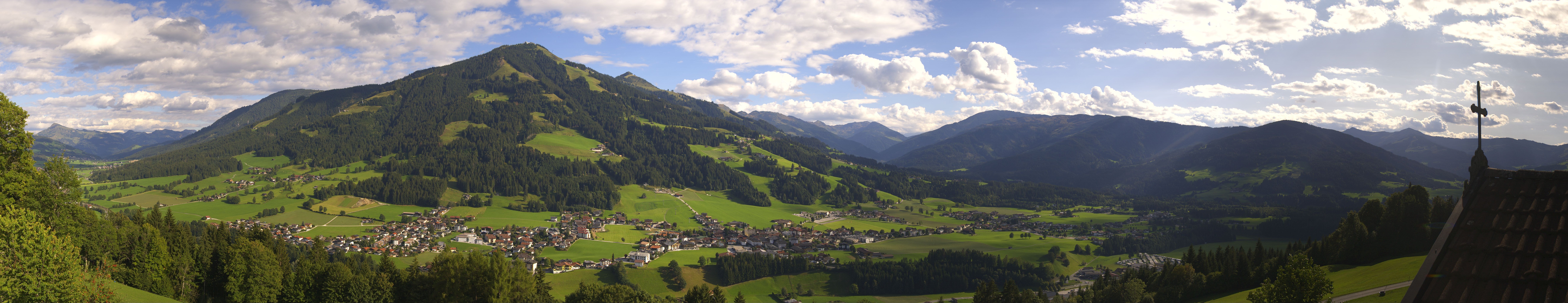 Archiv Foto Webcam Dorfkamera über Westendorf am Wilden Kaiser