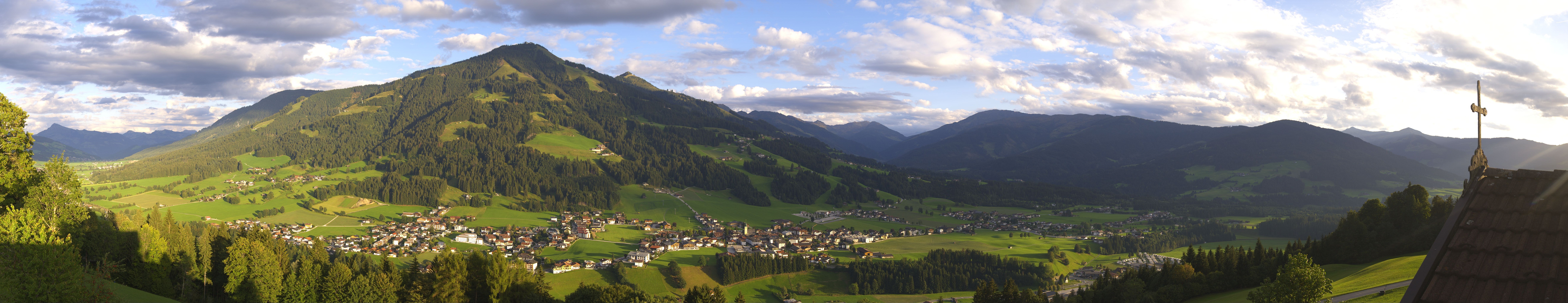 Archiv Foto Webcam Dorfkamera über Westendorf am Wilden Kaiser