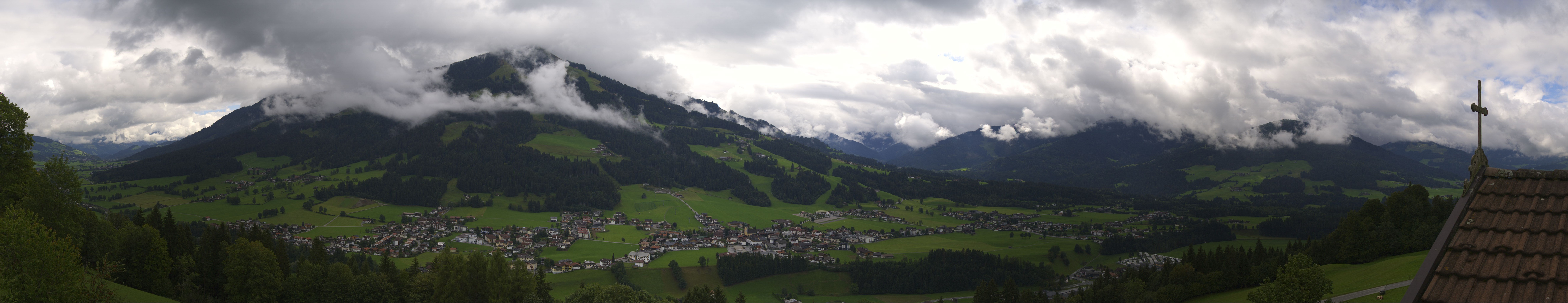 Archiv Foto Webcam Dorfkamera über Westendorf am Wilden Kaiser
