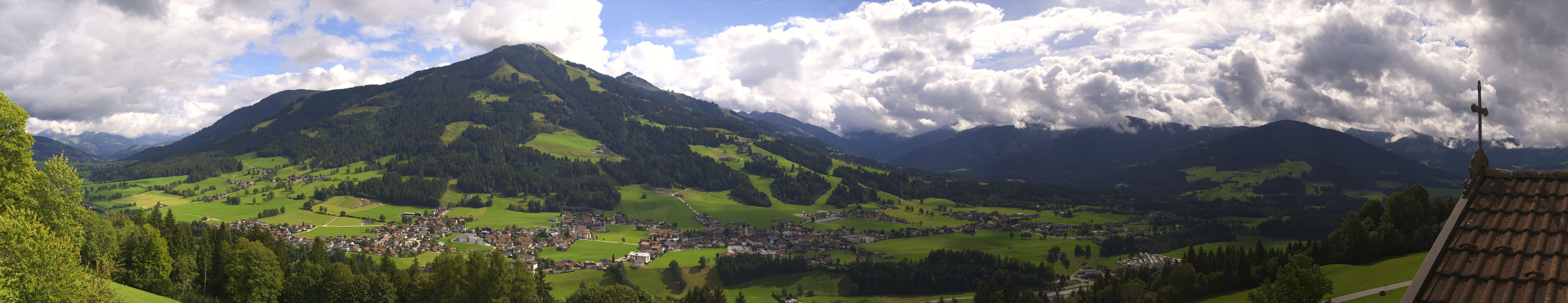 Archiv Foto Webcam Dorfkamera über Westendorf am Wilden Kaiser