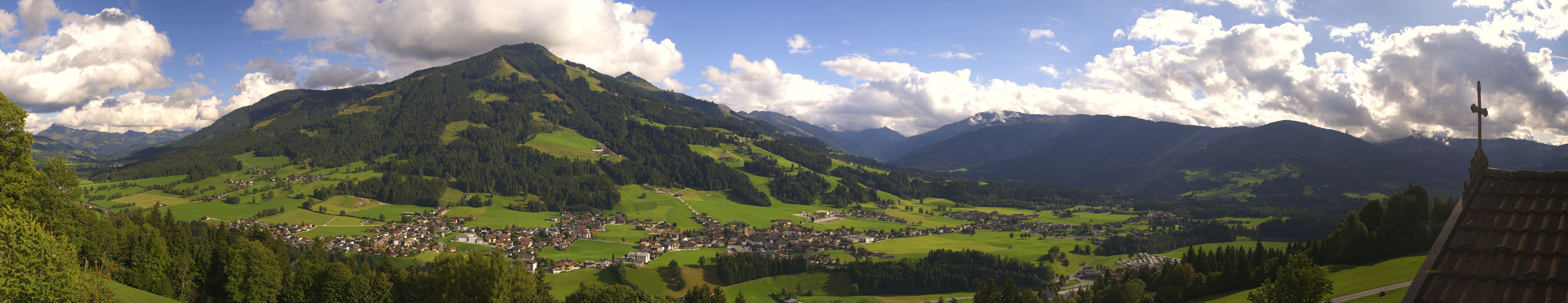Archiv Foto Webcam Dorfkamera über Westendorf am Wilden Kaiser