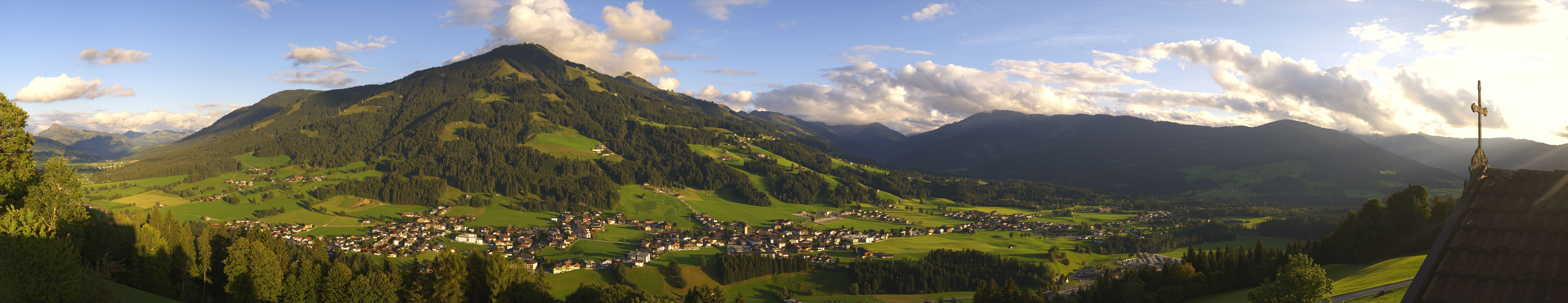 Archiv Foto Webcam Dorfkamera über Westendorf am Wilden Kaiser