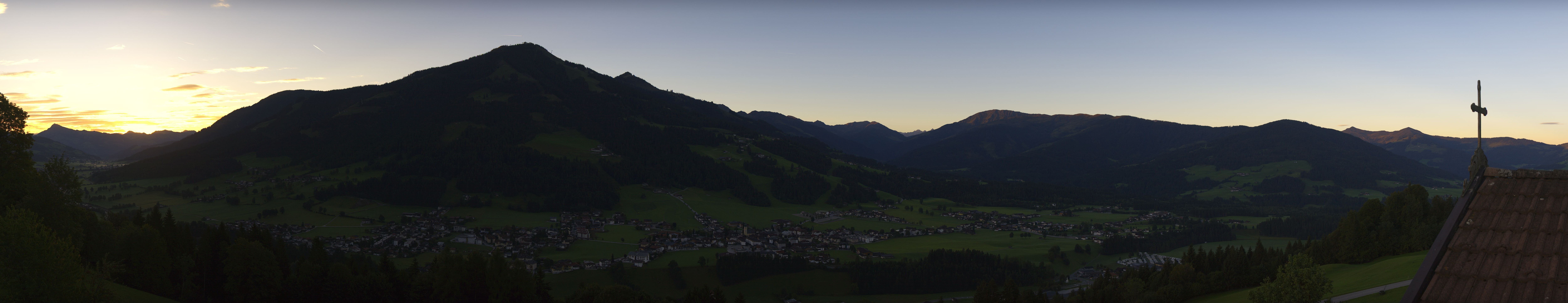 Archiv Foto Webcam Dorfkamera über Westendorf am Wilden Kaiser