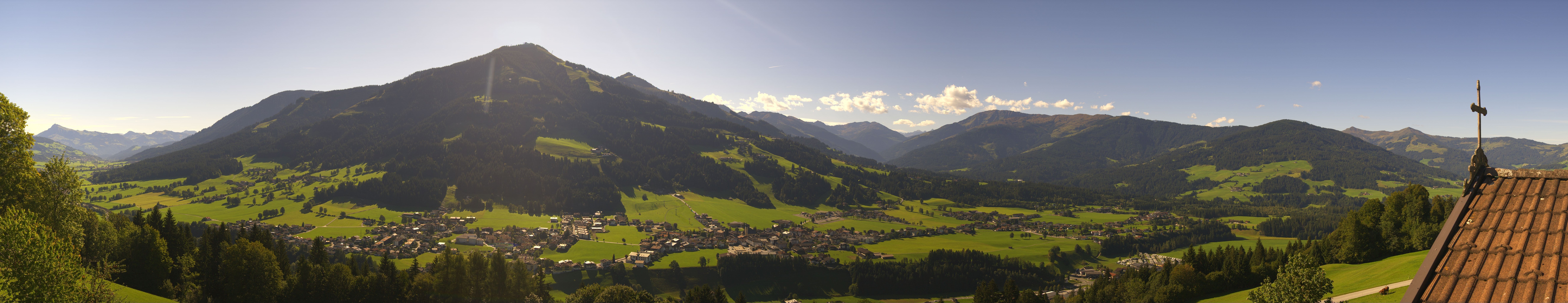 Archiv Foto Webcam Dorfkamera über Westendorf am Wilden Kaiser