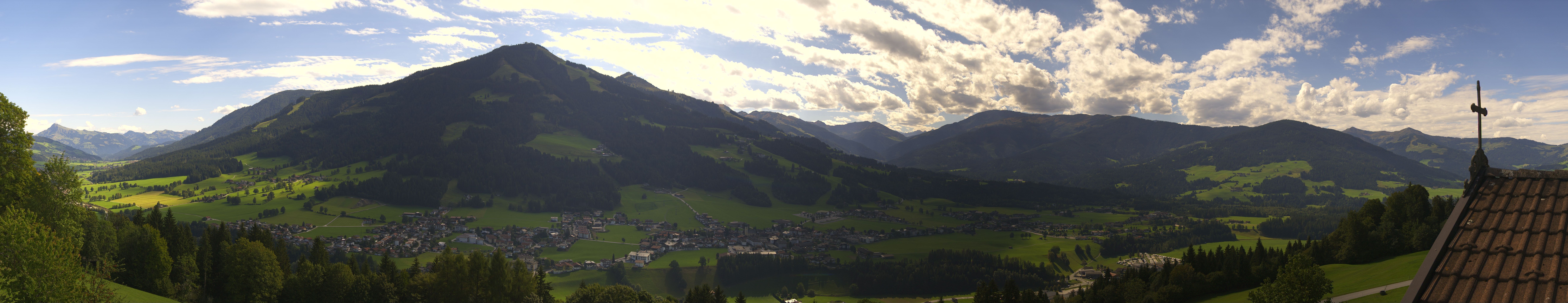 Archiv Foto Webcam Dorfkamera über Westendorf am Wilden Kaiser