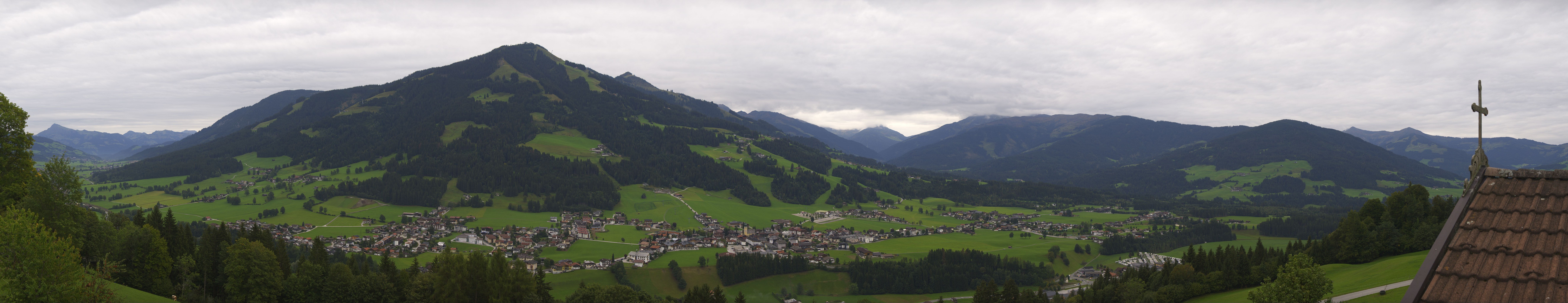 Archiv Foto Webcam Dorfkamera über Westendorf am Wilden Kaiser