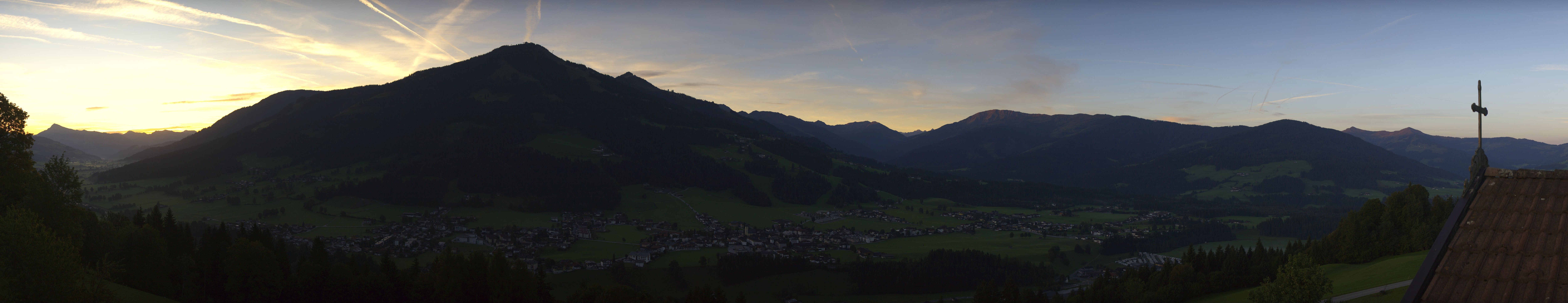 Archiv Foto Webcam Dorfkamera über Westendorf am Wilden Kaiser