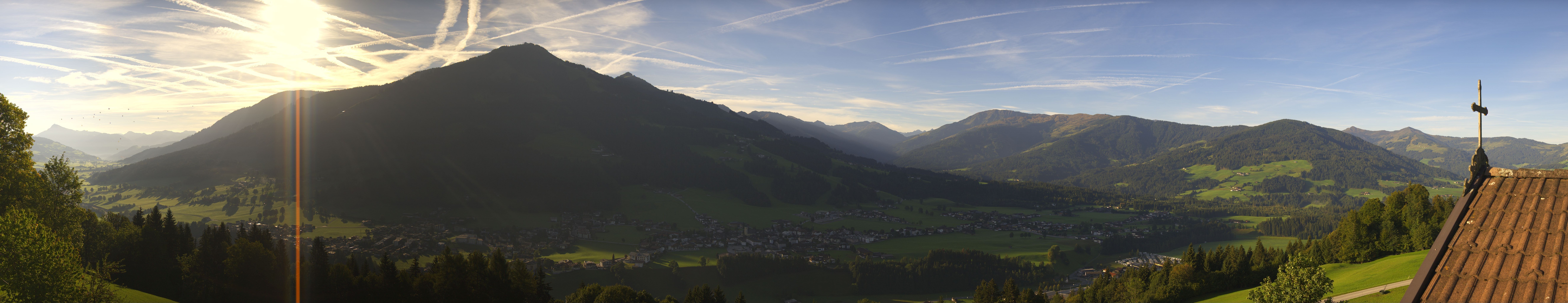 Archiv Foto Webcam Dorfkamera über Westendorf am Wilden Kaiser