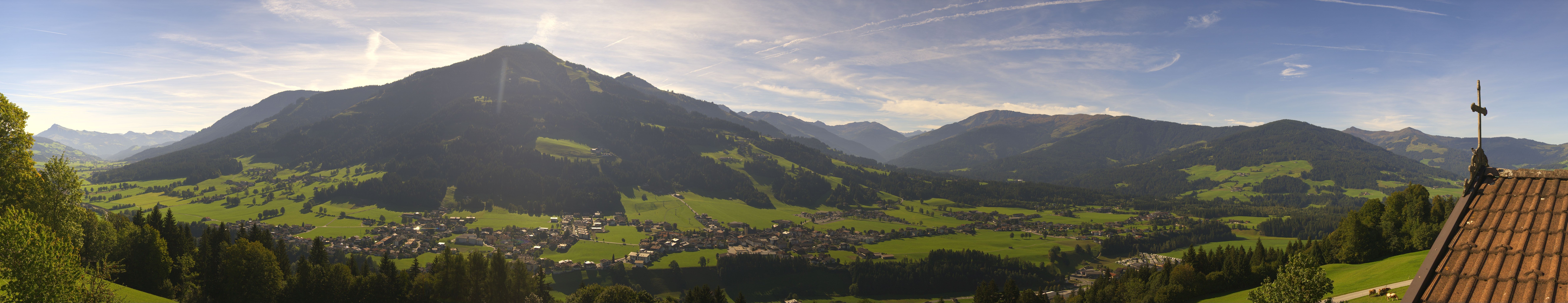 Archiv Foto Webcam Dorfkamera über Westendorf am Wilden Kaiser