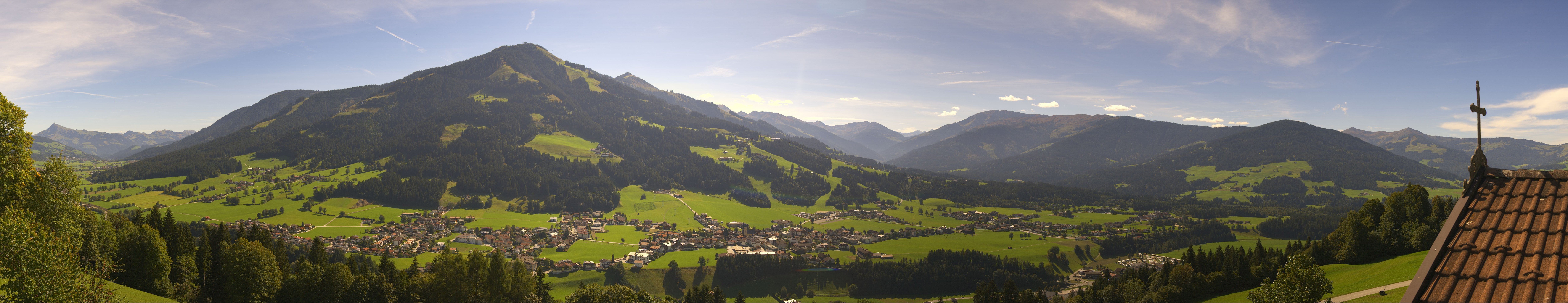 Archiv Foto Webcam Dorfkamera über Westendorf am Wilden Kaiser