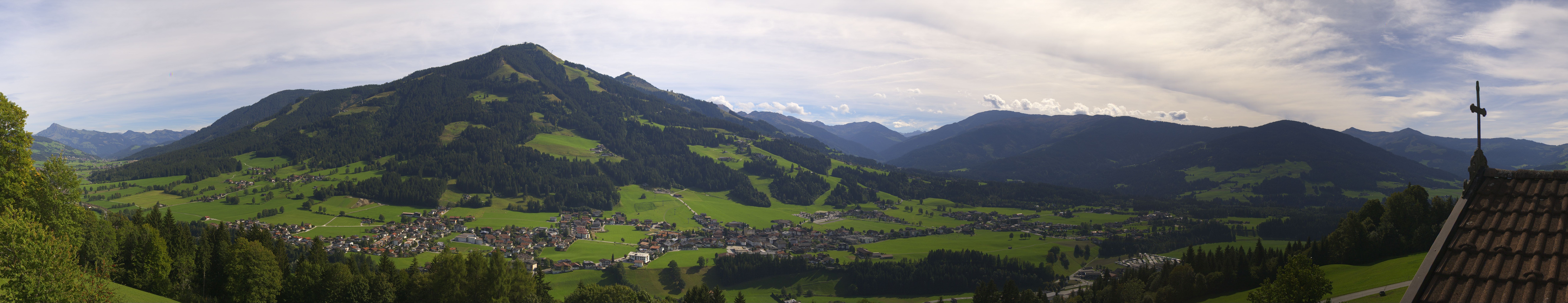 Archiv Foto Webcam Dorfkamera über Westendorf am Wilden Kaiser