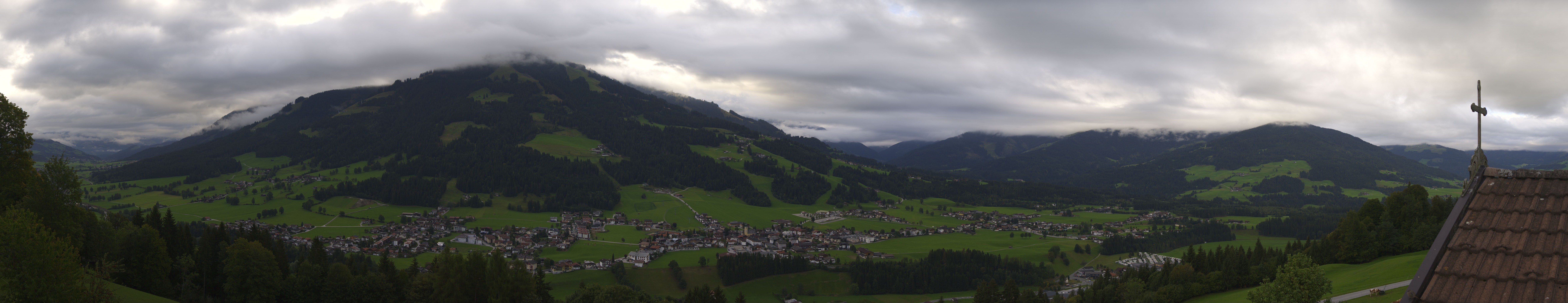 Archiv Foto Webcam Dorfkamera über Westendorf am Wilden Kaiser