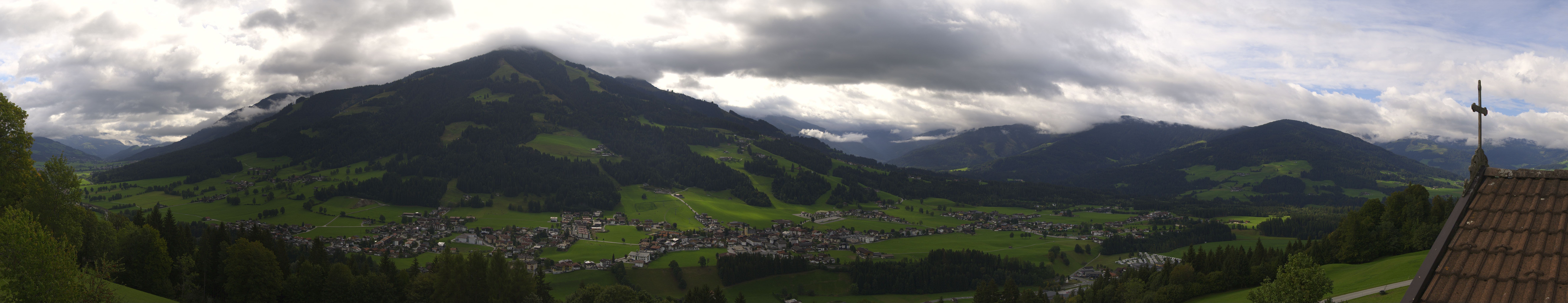 Archiv Foto Webcam Dorfkamera über Westendorf am Wilden Kaiser