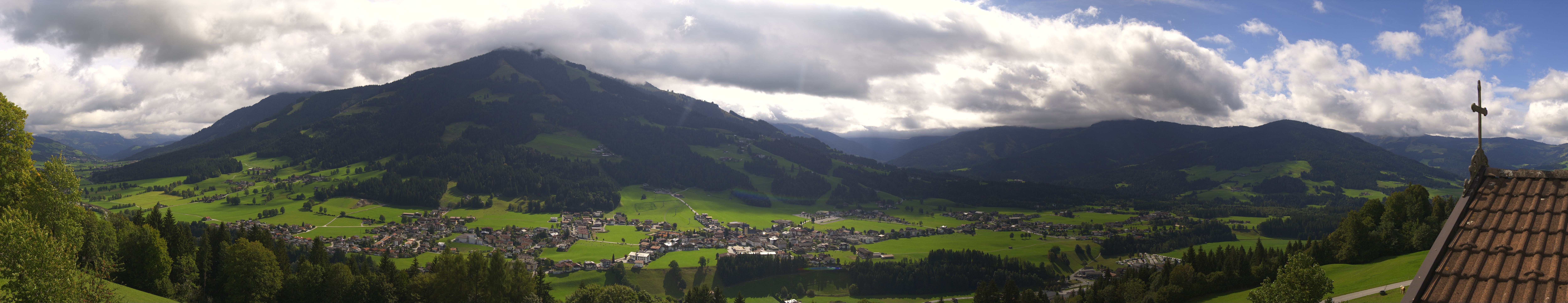Archiv Foto Webcam Dorfkamera über Westendorf am Wilden Kaiser