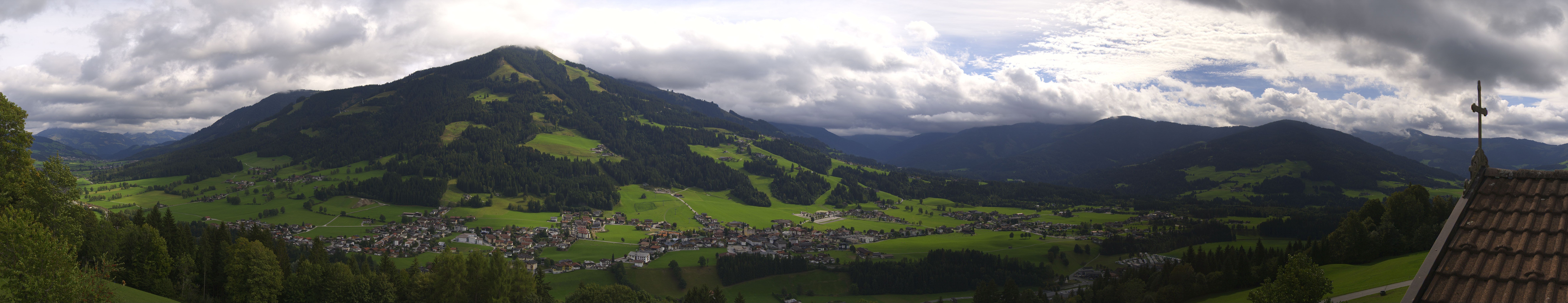 Archiv Foto Webcam Dorfkamera über Westendorf am Wilden Kaiser