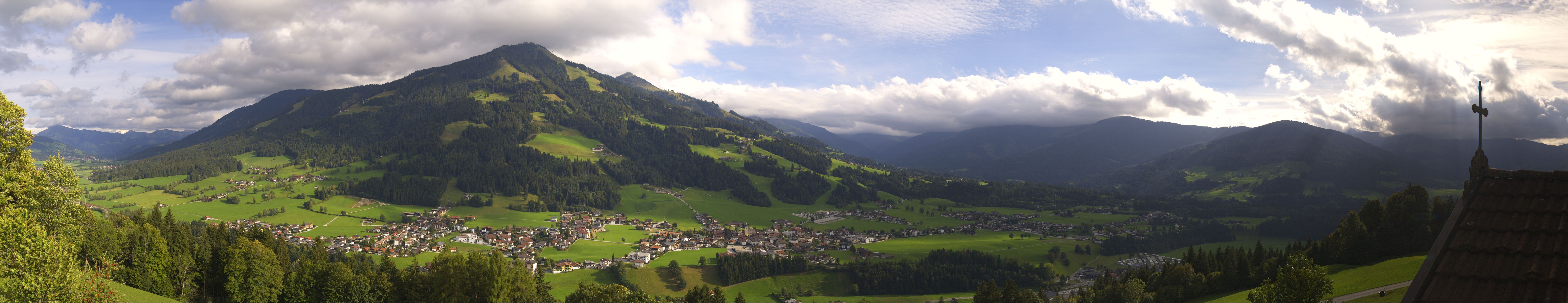 Archiv Foto Webcam Dorfkamera über Westendorf am Wilden Kaiser