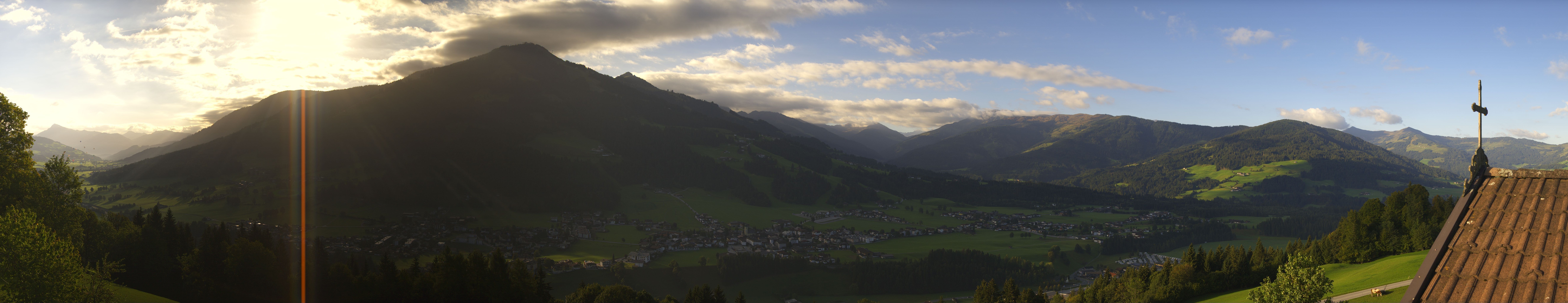 Archiv Foto Webcam Dorfkamera über Westendorf am Wilden Kaiser