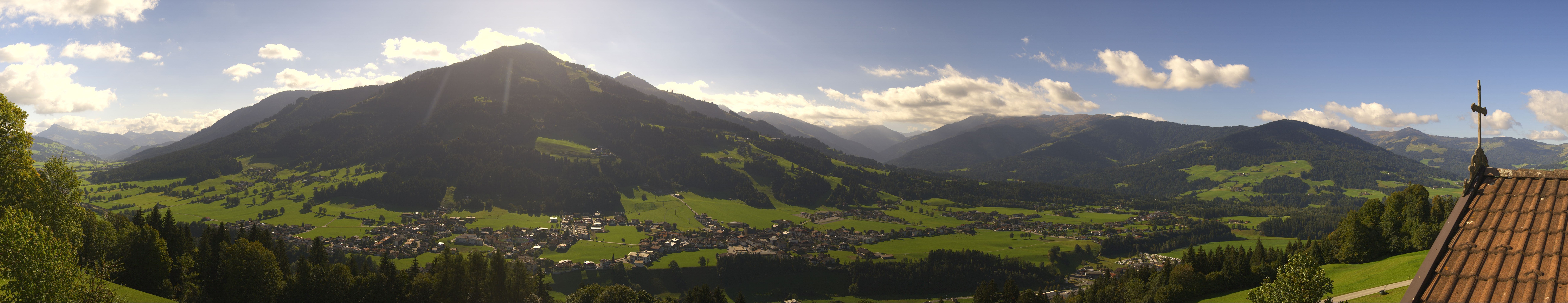 Archiv Foto Webcam Dorfkamera über Westendorf am Wilden Kaiser
