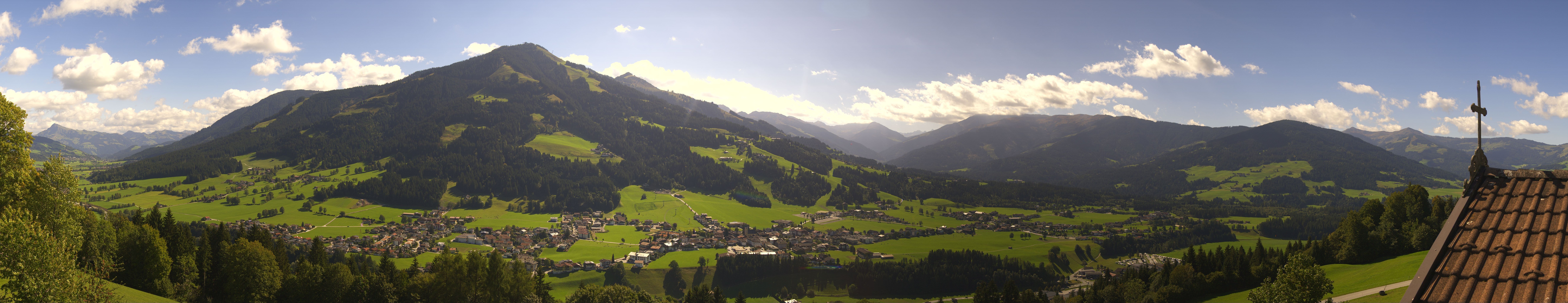 Archiv Foto Webcam Dorfkamera über Westendorf am Wilden Kaiser