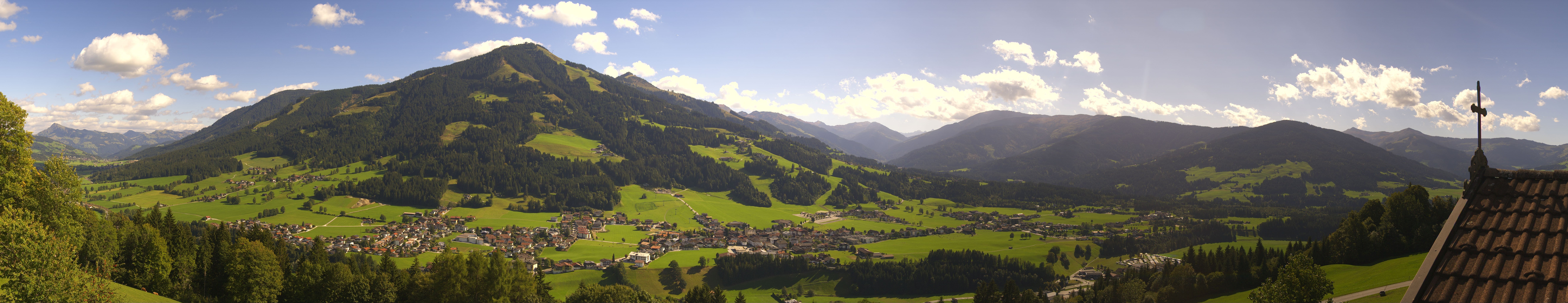 Archiv Foto Webcam Dorfkamera über Westendorf am Wilden Kaiser