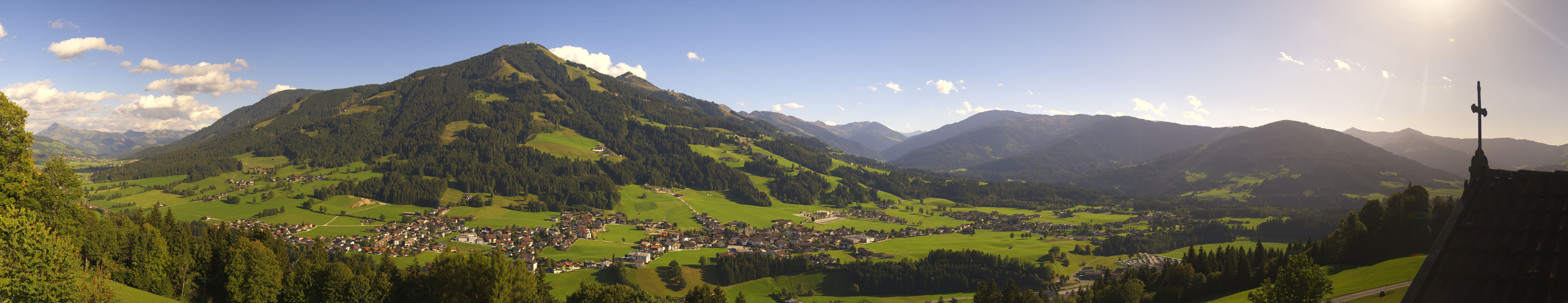 Archiv Foto Webcam Dorfkamera über Westendorf am Wilden Kaiser