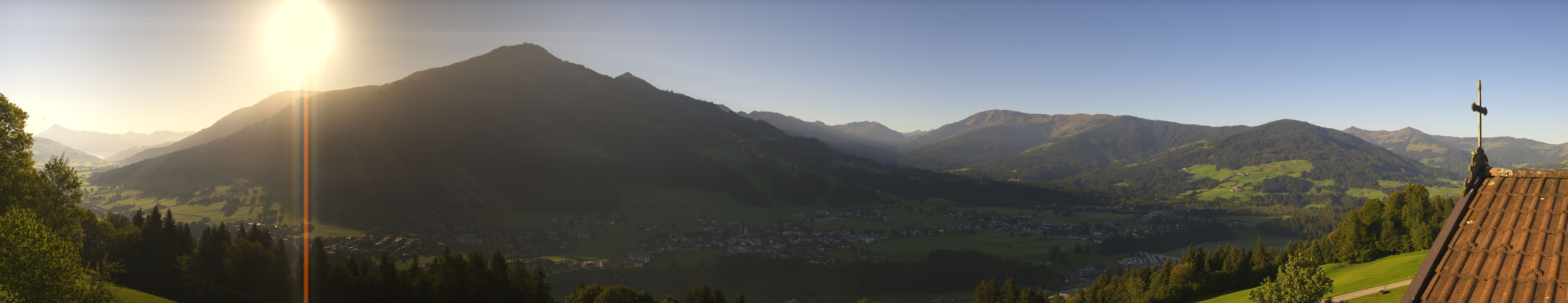 Archiv Foto Webcam Dorfkamera über Westendorf am Wilden Kaiser