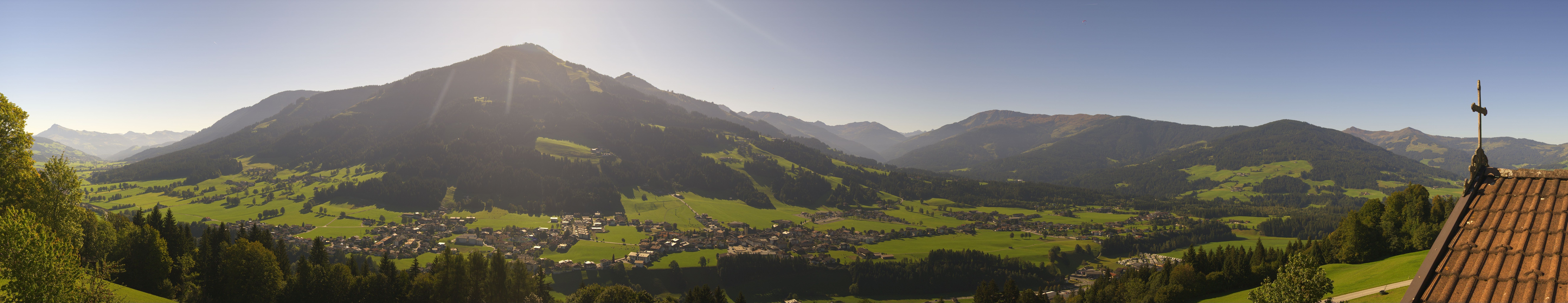Archiv Foto Webcam Dorfkamera über Westendorf am Wilden Kaiser