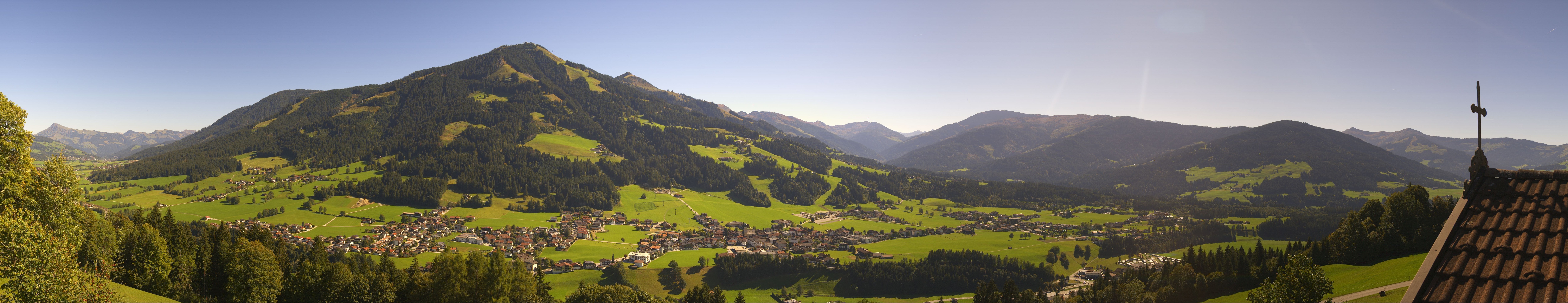 Archiv Foto Webcam Dorfkamera über Westendorf am Wilden Kaiser