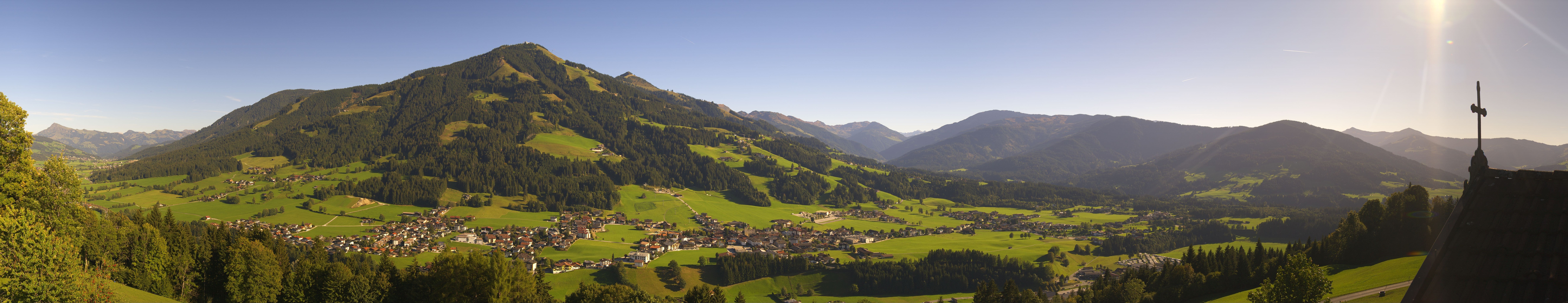 Archiv Foto Webcam Dorfkamera über Westendorf am Wilden Kaiser
