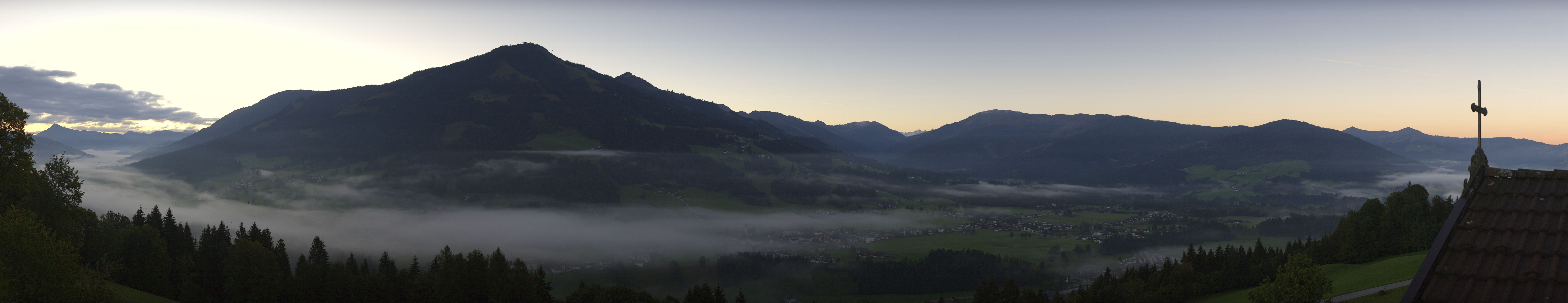 Archiv Foto Webcam Dorfkamera über Westendorf am Wilden Kaiser