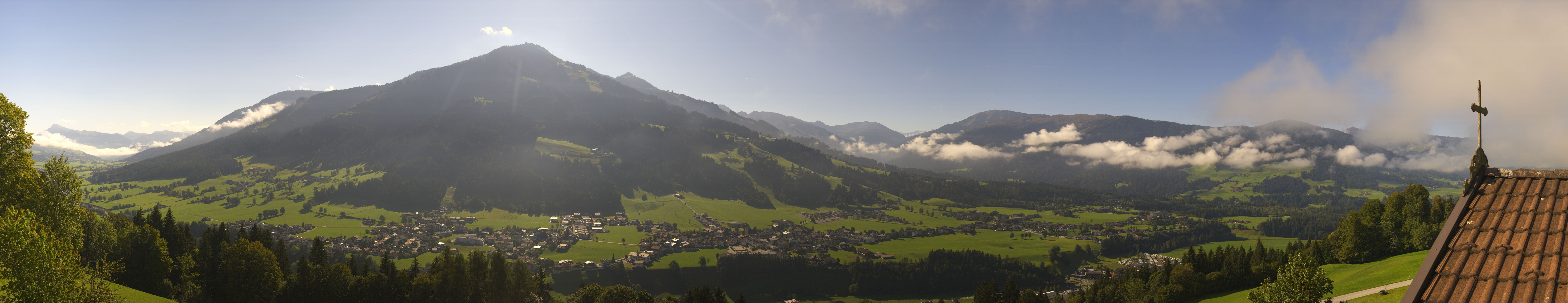 Archiv Foto Webcam Dorfkamera über Westendorf am Wilden Kaiser