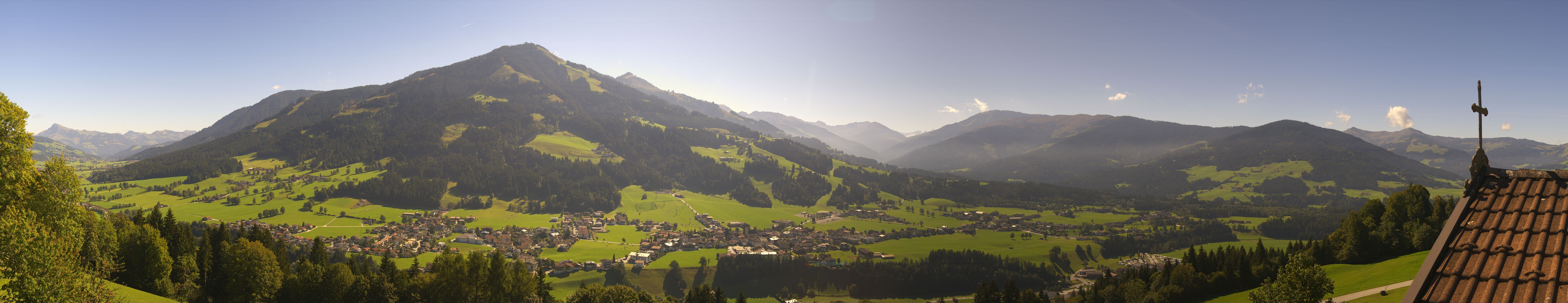 Archiv Foto Webcam Dorfkamera über Westendorf am Wilden Kaiser