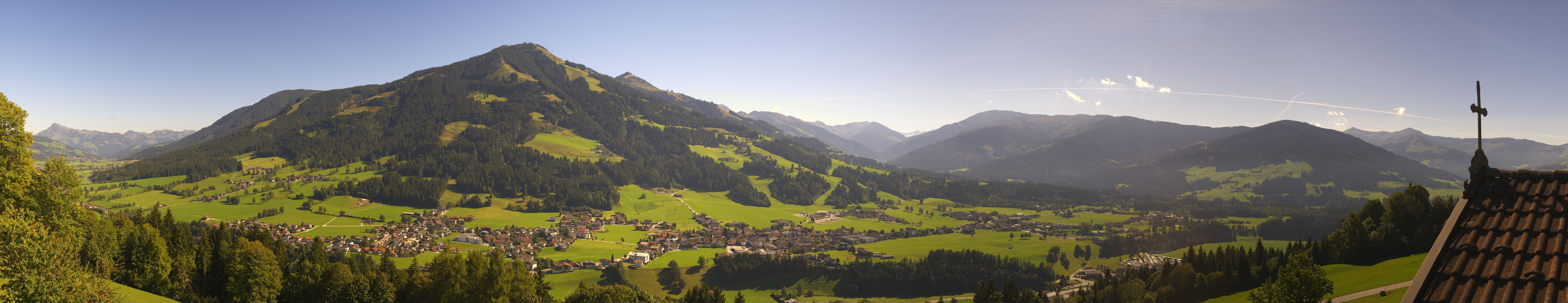Archiv Foto Webcam Dorfkamera über Westendorf am Wilden Kaiser