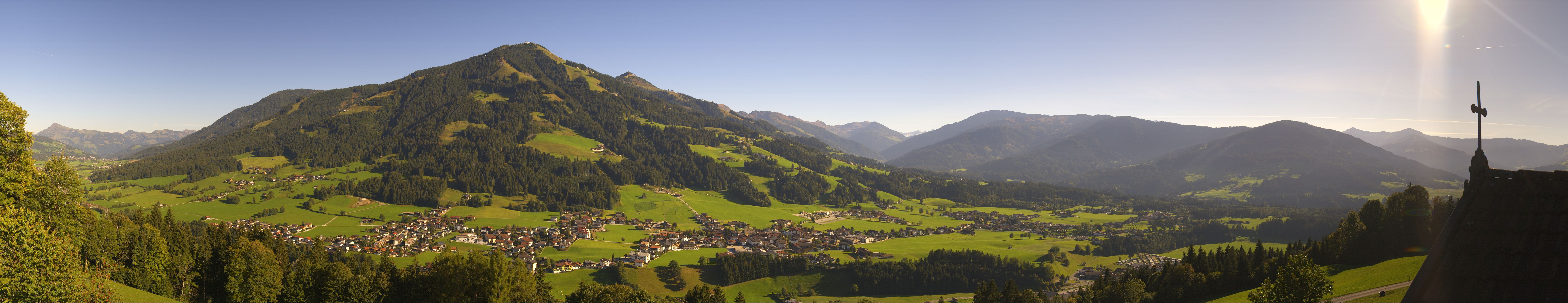 Archiv Foto Webcam Dorfkamera über Westendorf am Wilden Kaiser