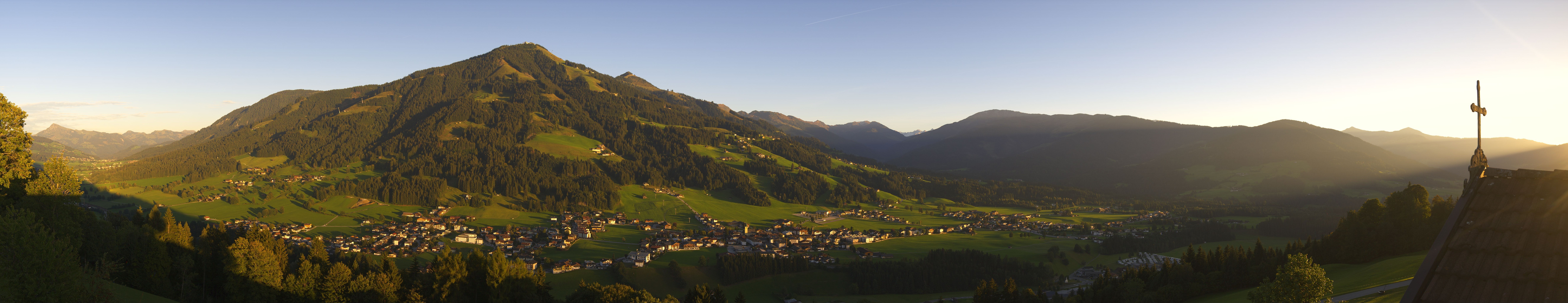 Archiv Foto Webcam Dorfkamera über Westendorf am Wilden Kaiser