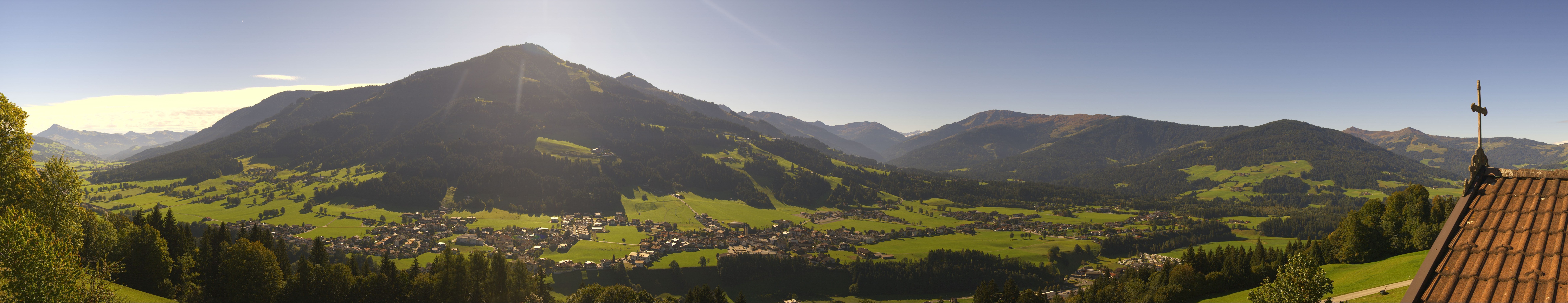 Archiv Foto Webcam Dorfkamera über Westendorf am Wilden Kaiser