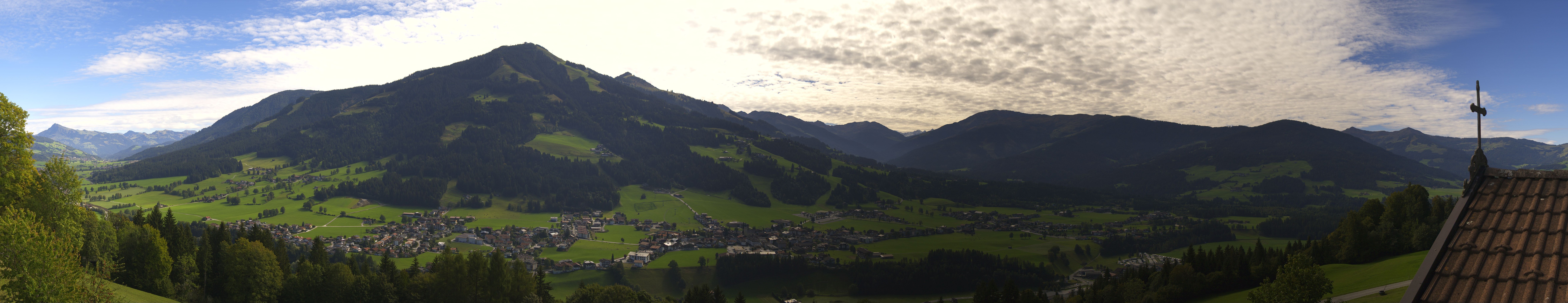 Archiv Foto Webcam Dorfkamera über Westendorf am Wilden Kaiser