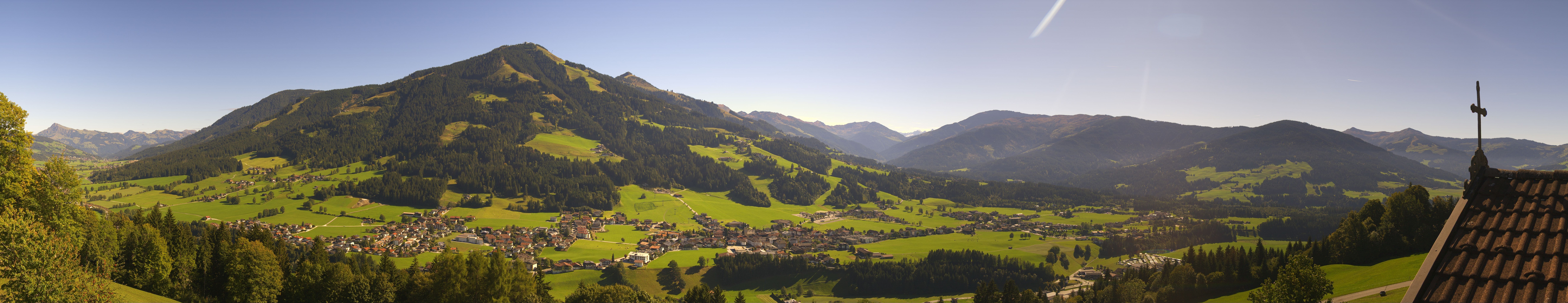 Archiv Foto Webcam Dorfkamera über Westendorf am Wilden Kaiser