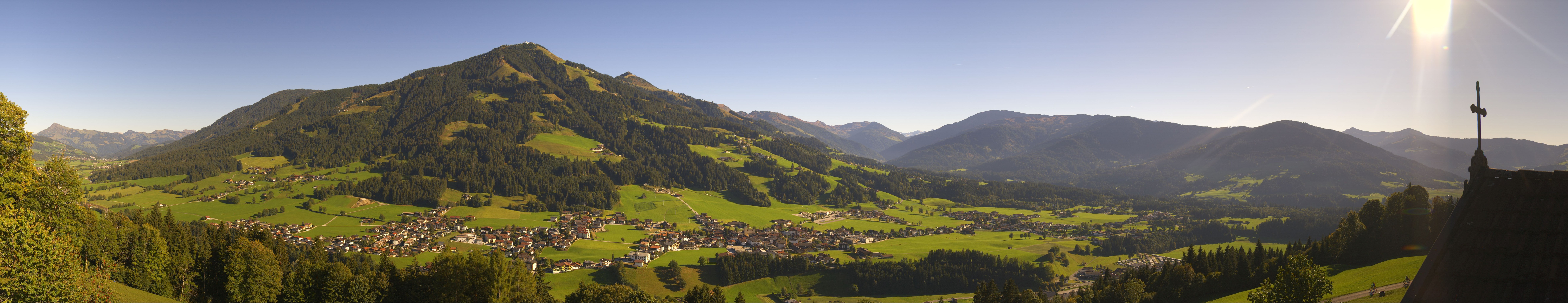 Archiv Foto Webcam Dorfkamera über Westendorf am Wilden Kaiser