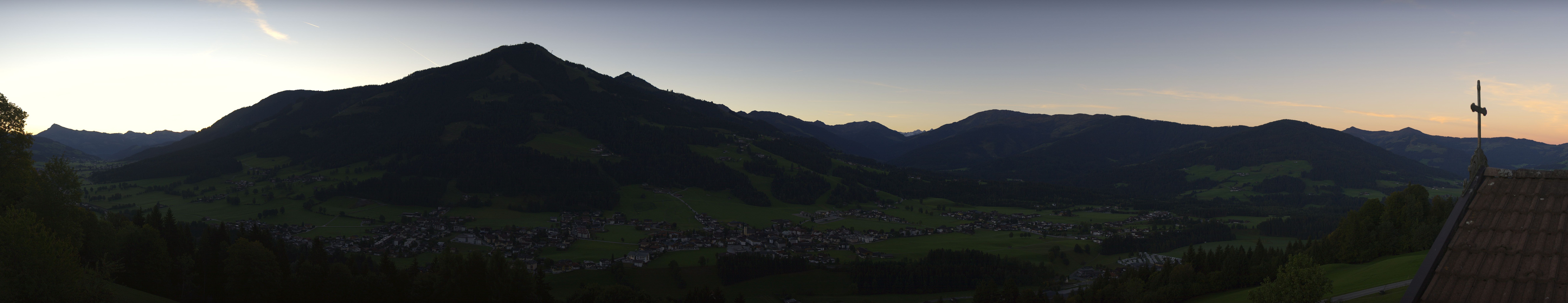 Archiv Foto Webcam Dorfkamera über Westendorf am Wilden Kaiser