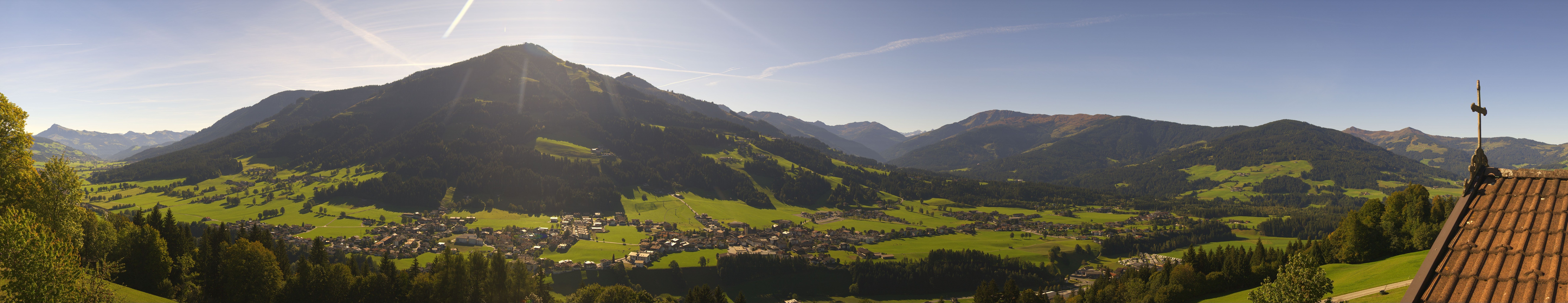 Archiv Foto Webcam Dorfkamera über Westendorf am Wilden Kaiser