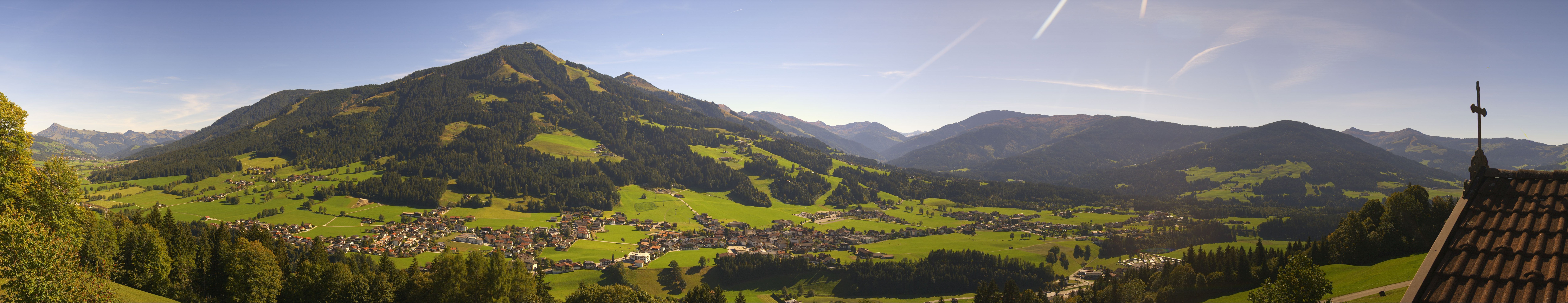 Archiv Foto Webcam Dorfkamera über Westendorf am Wilden Kaiser