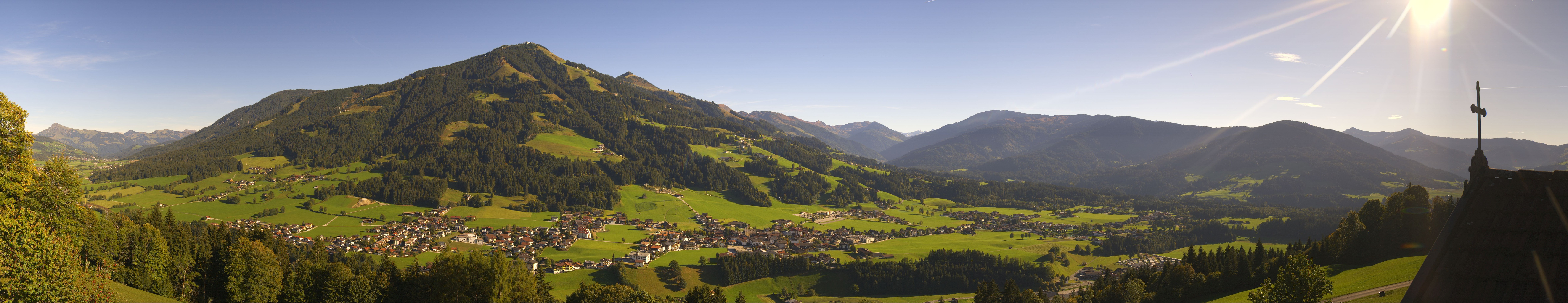Archiv Foto Webcam Dorfkamera über Westendorf am Wilden Kaiser