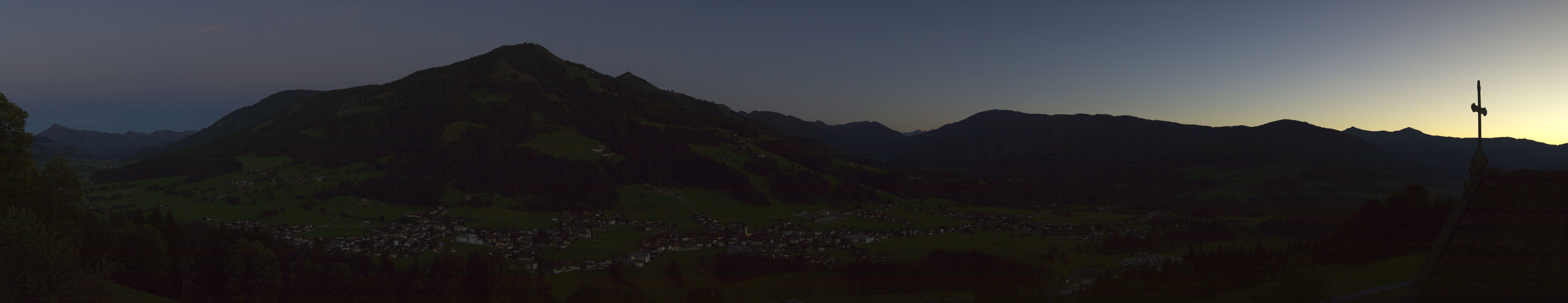 Archiv Foto Webcam Dorfkamera über Westendorf am Wilden Kaiser